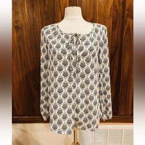 NWT GIBSON Long Sleeve Top Blouse Size S